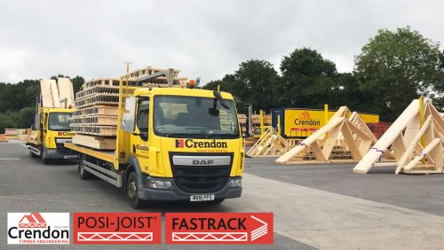 Another Two Full Loads of Posi-Joists and Roof Trusses