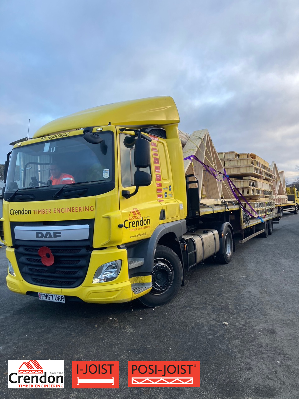 Joists, Joists and More Joists! Another  Full Load of Posi-Joist and I-Joist Floors all delivered 100% On Time In Full