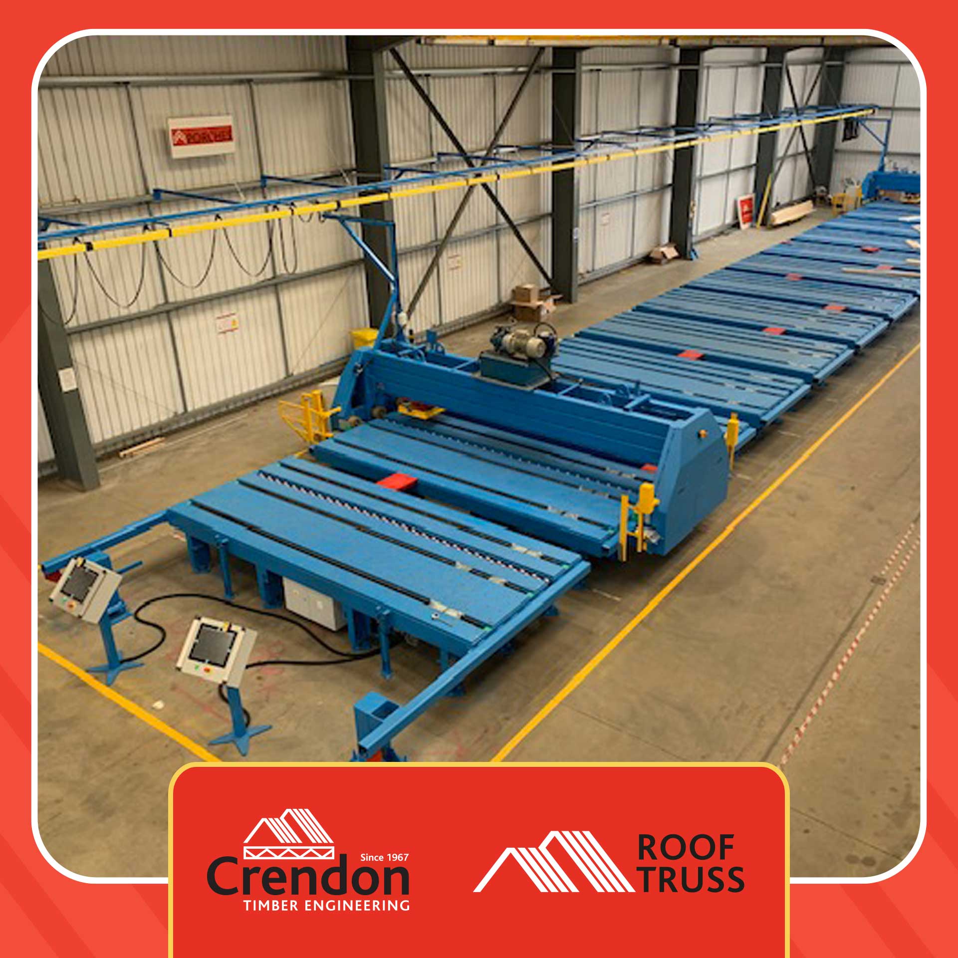 We now have significantly more production capacity with our new Auto Set MiTek Truss Table Press at our extended East Harling Branch, now commissioned