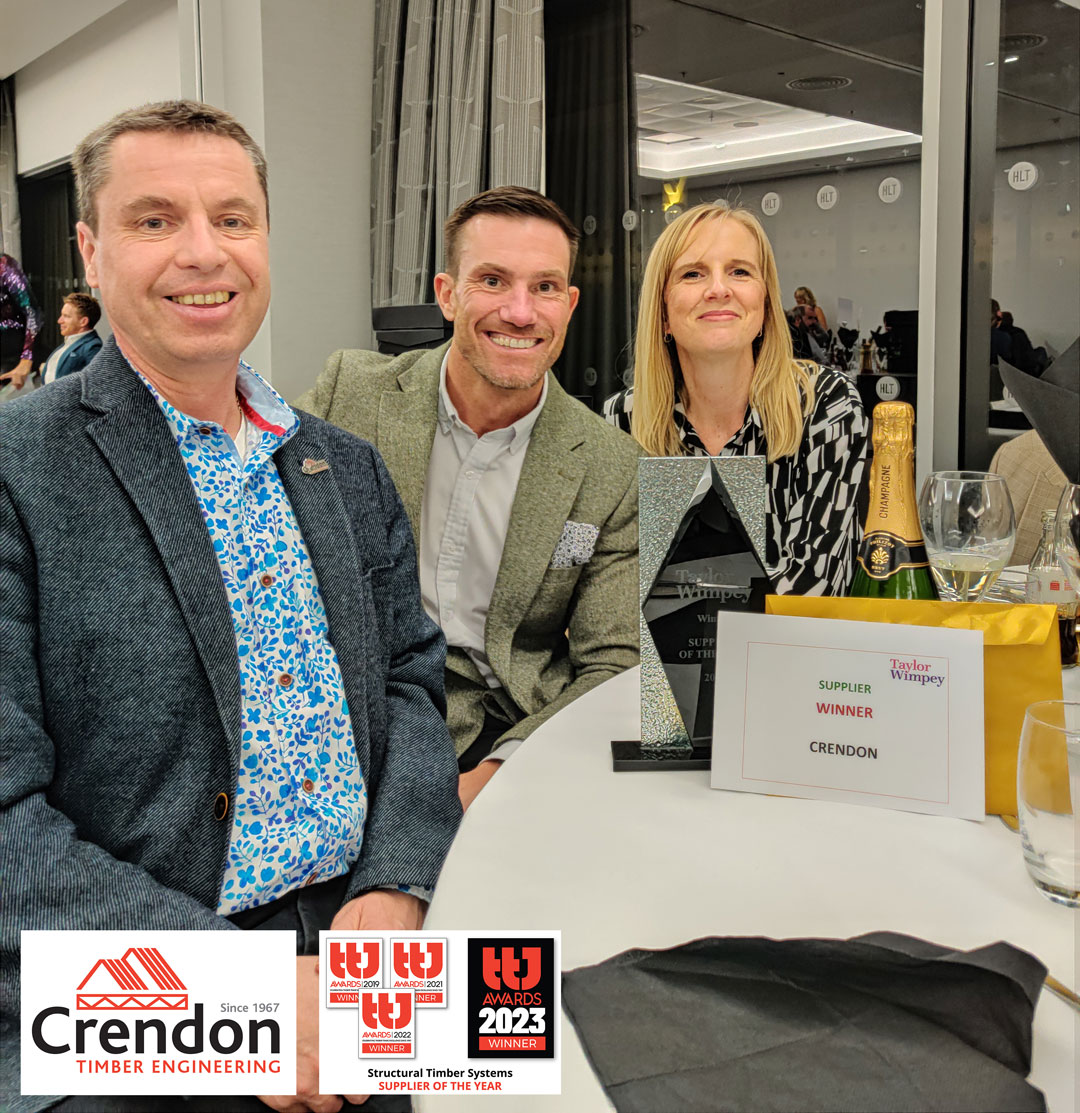 Crendon Timber Engineering Win Taylor Wimpey Supplier of the Year Award!