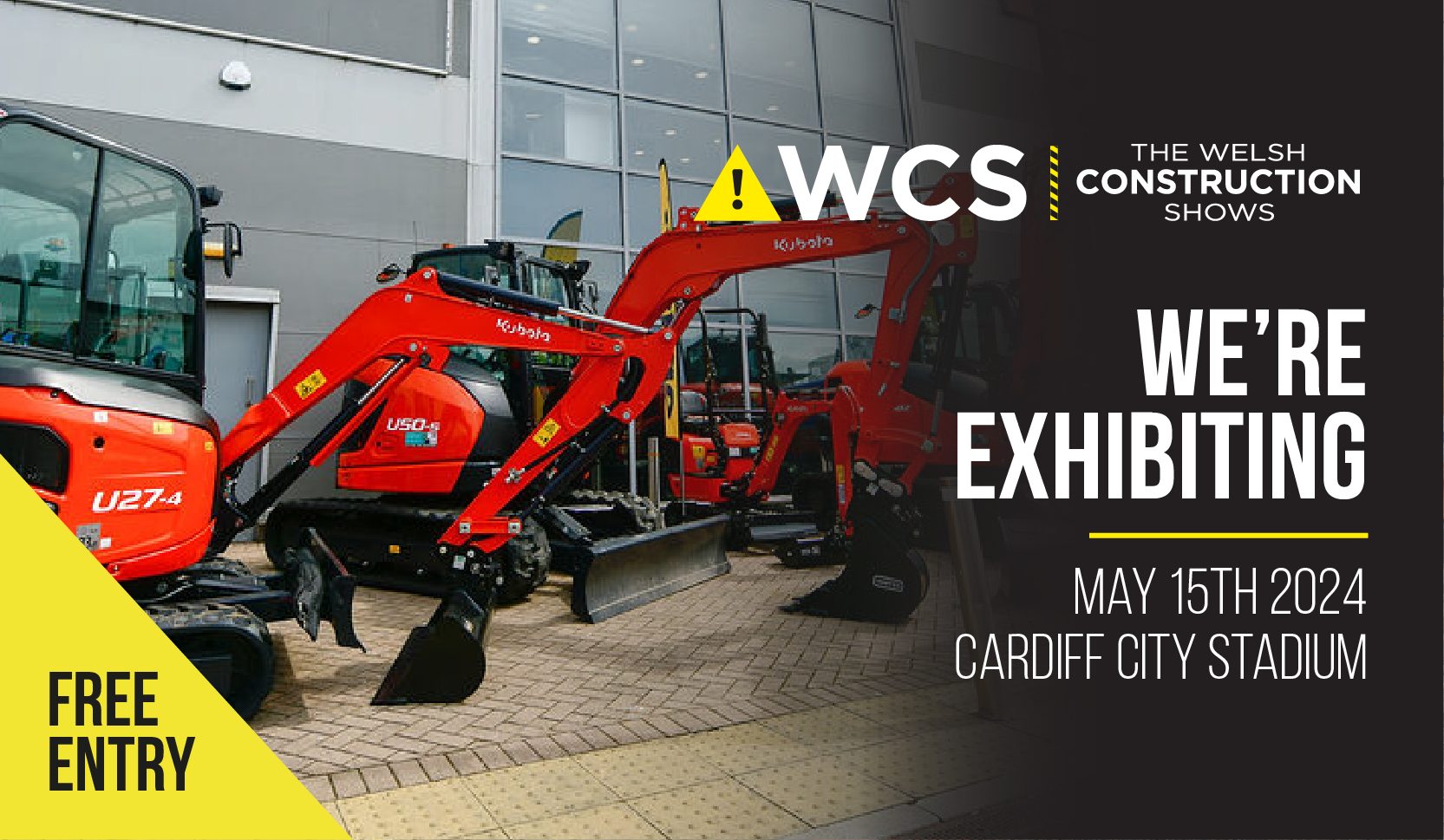 The Crendon Timber Engineering, Bridgend team of Mark Selway, Darren Hever and Kyle Richards are attending The Welsh Construction Show on Wednesday 15th May 2024 at Cardiff City Stadium.