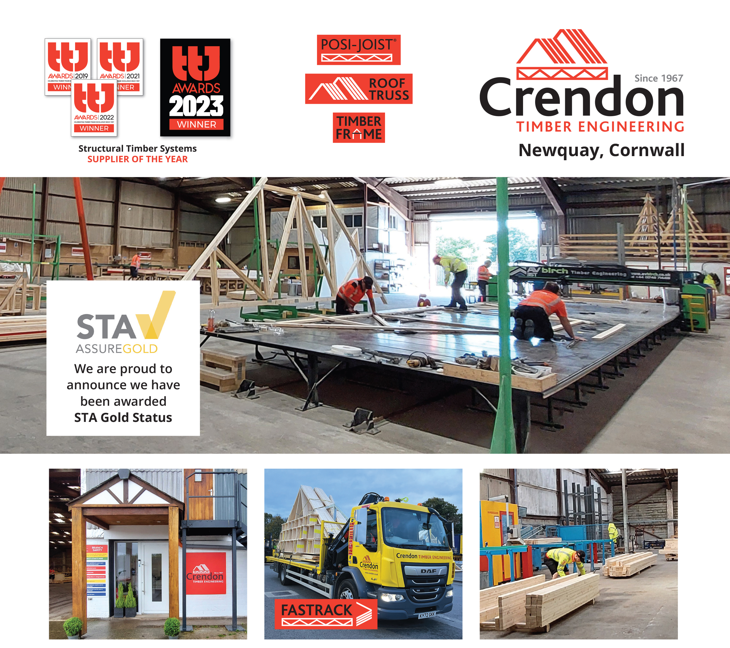 We are delighted to advise our Newquay branch has been awarded STA Gold Status.