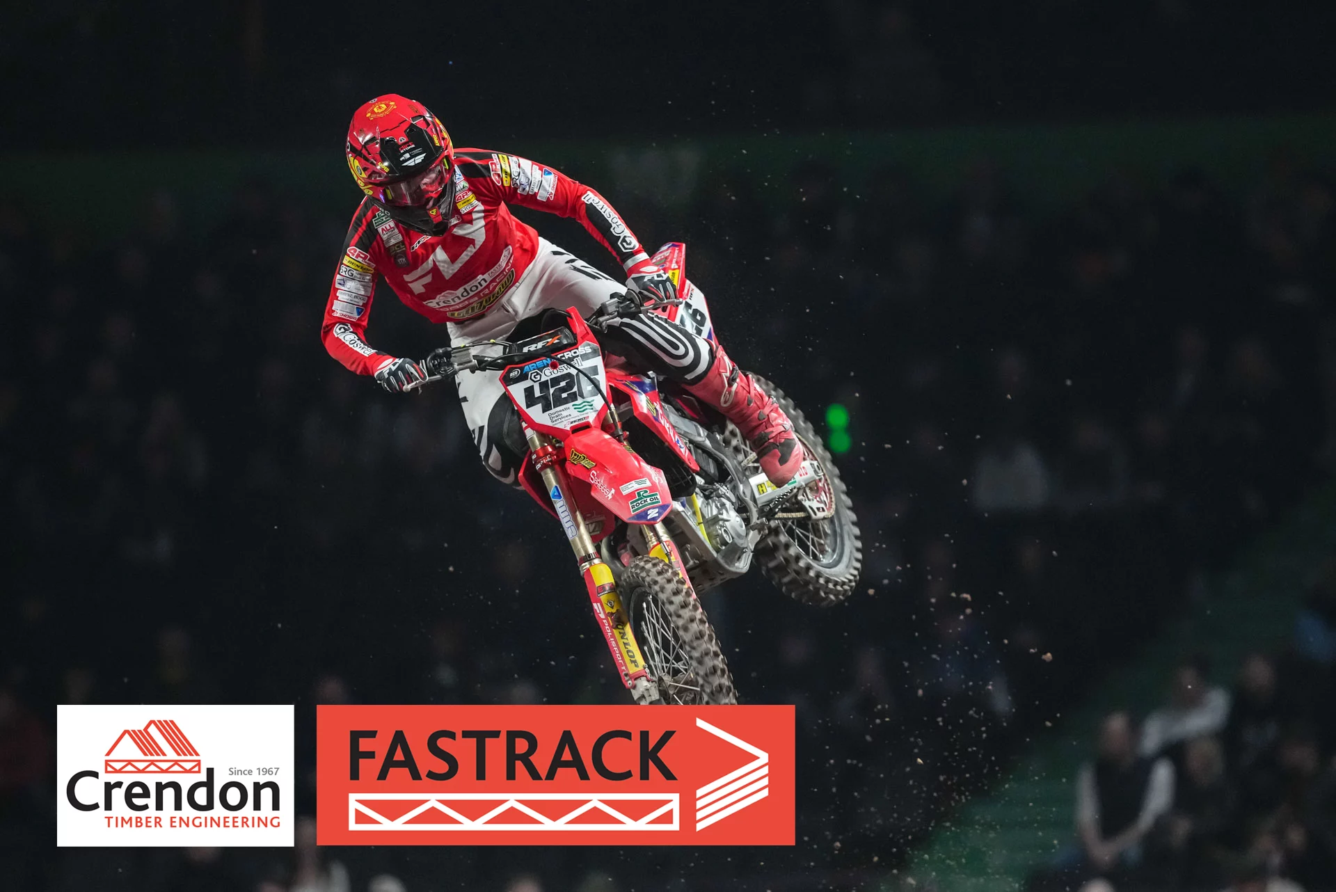 Mewse clinches runner-up place for Crendon FASTRACK Honda in British Arenacross series