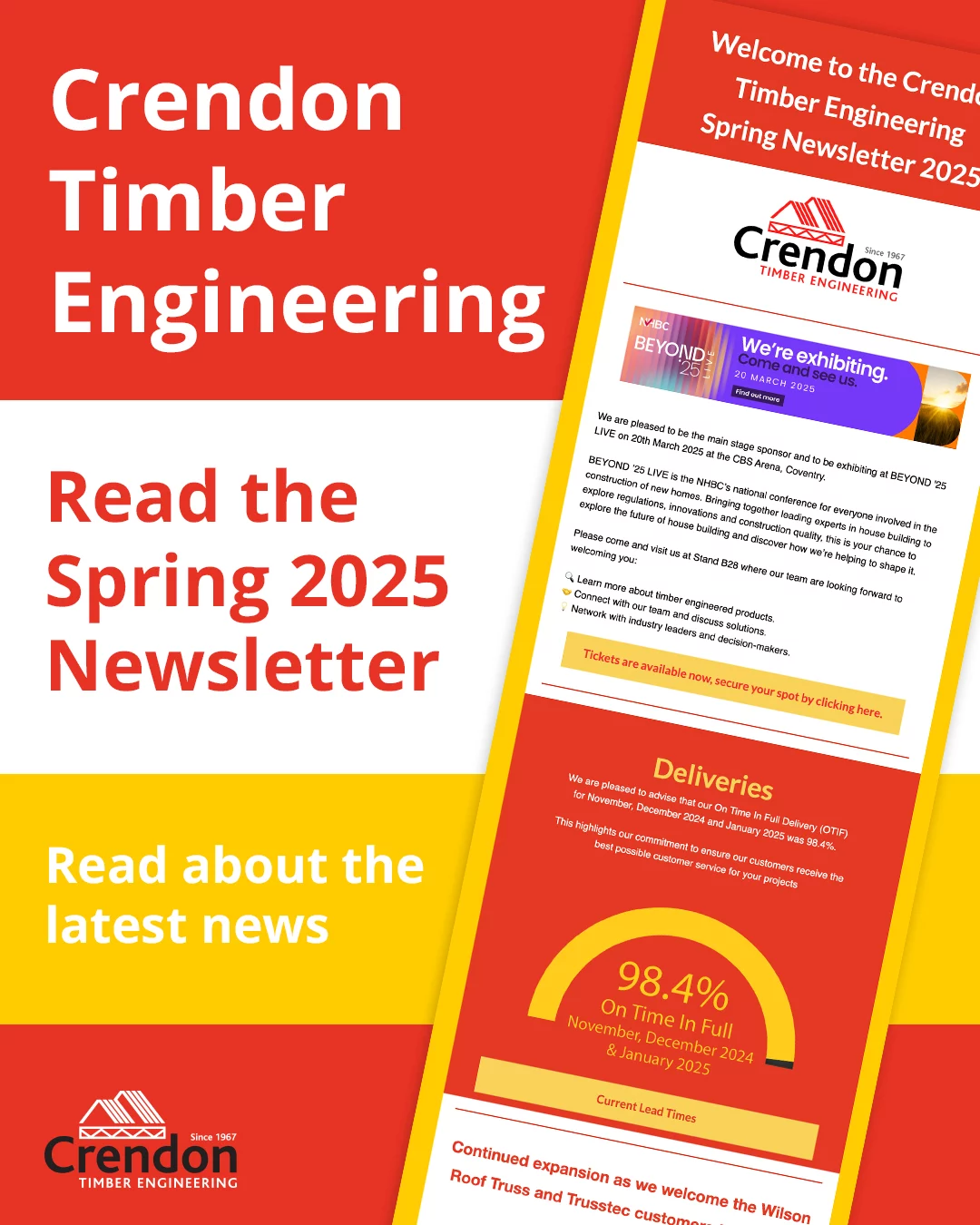 Spring 2025 newsletter screenshot