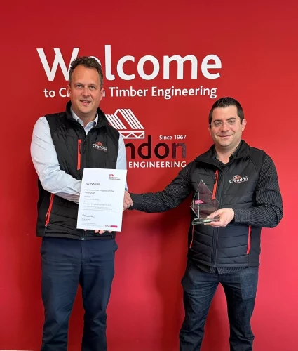 Jamie Underwood has been recognised with the TRA Roofscape Design Award 2025 for Commercial Project of the Year