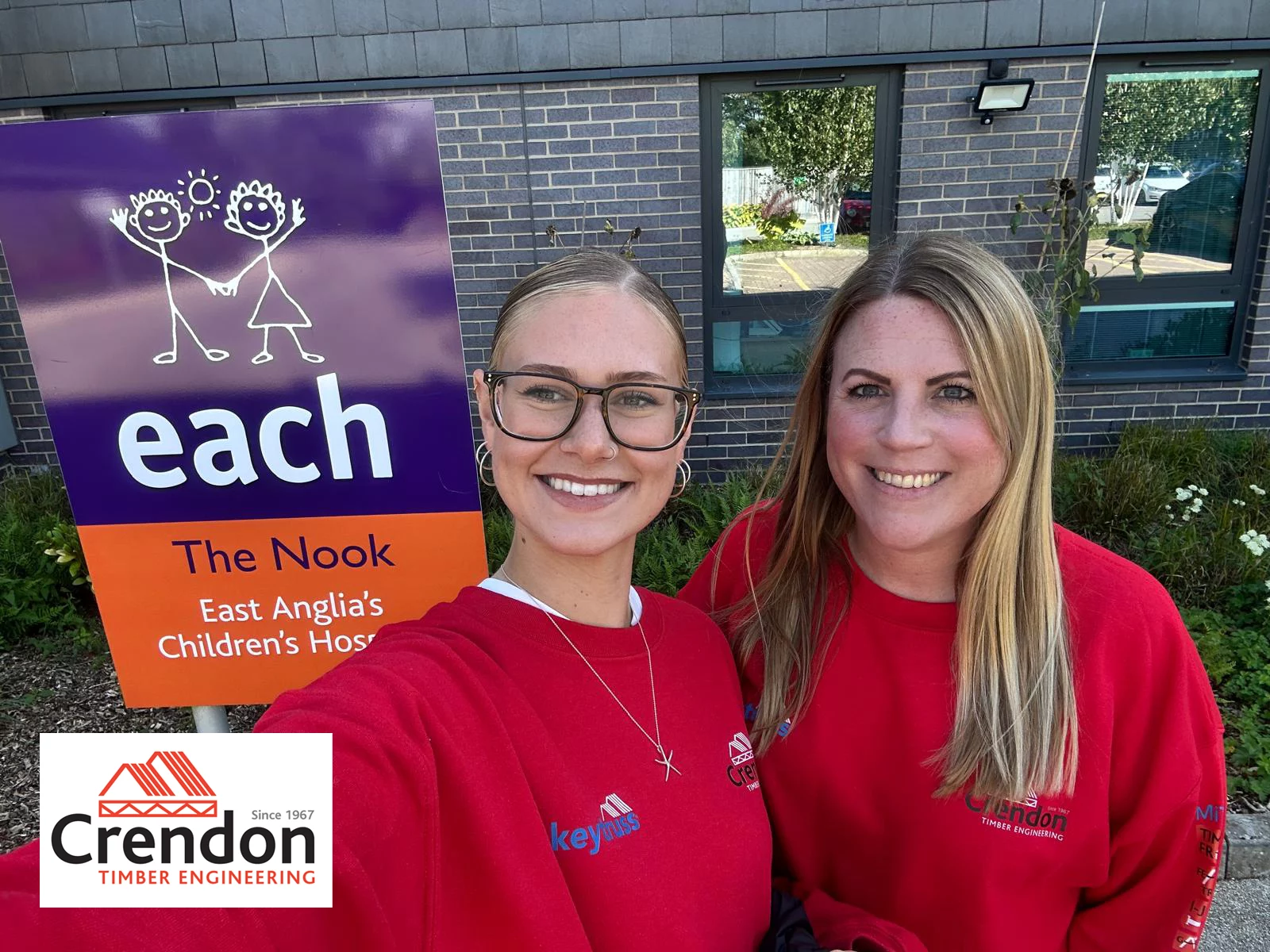 Earlier this month, Janine Medler and Abbey Yaxley from our East Harling branch visited The Nook, the Norfolk hospice run by East Anglia’s Children’s Hospices (EACH).