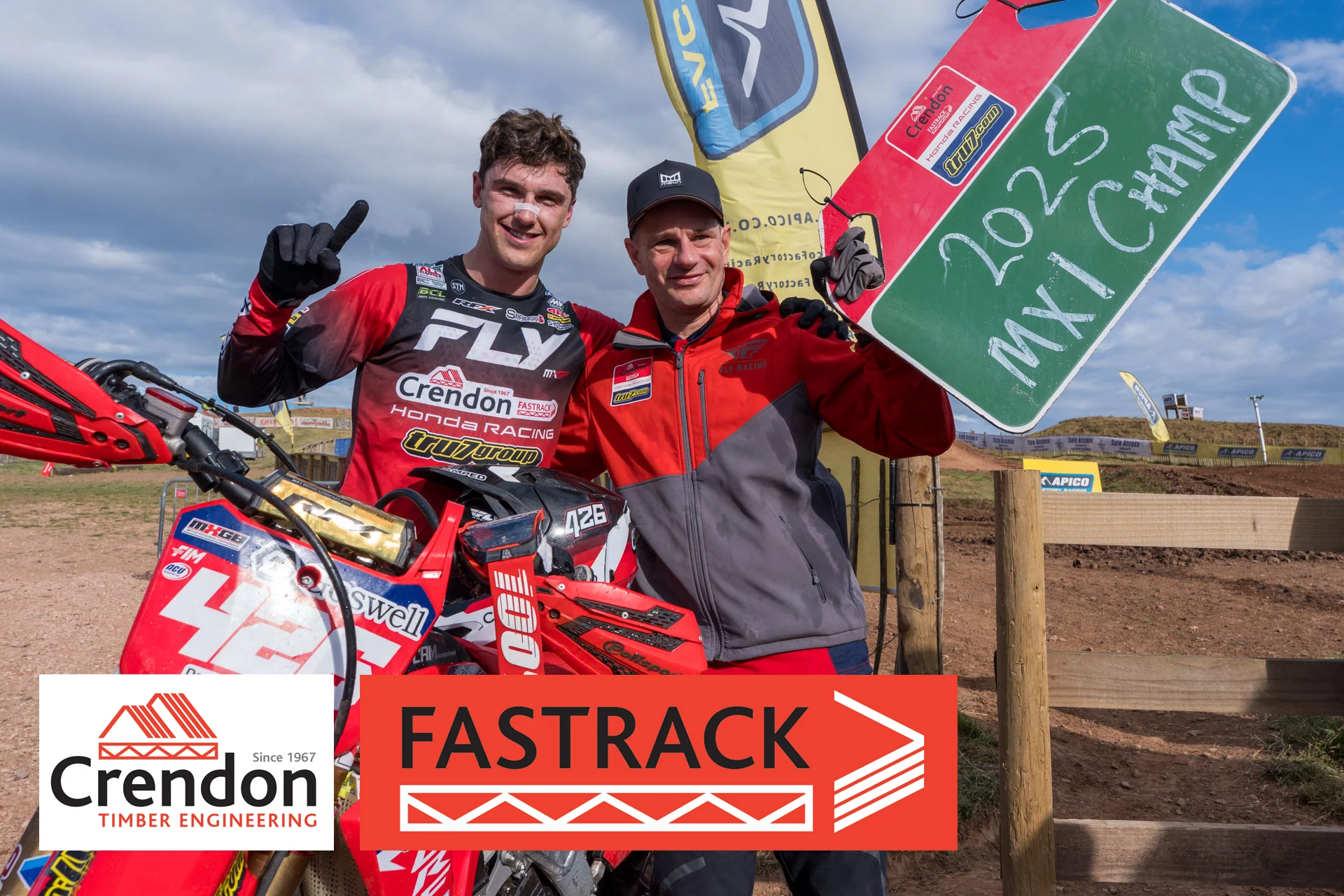Mewse takes the British 2025 MX1 Crown for Crendon FASTRACK Honda
