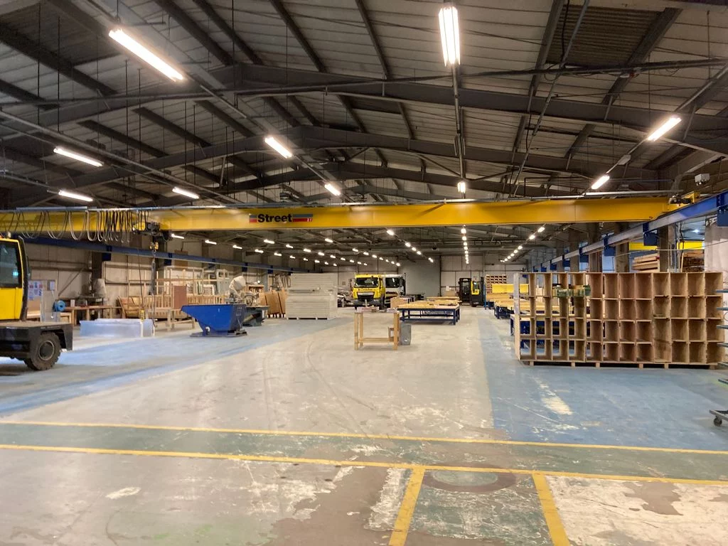 Inside of timber factory