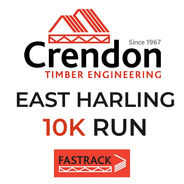 Crendon East Harling 10k run logo