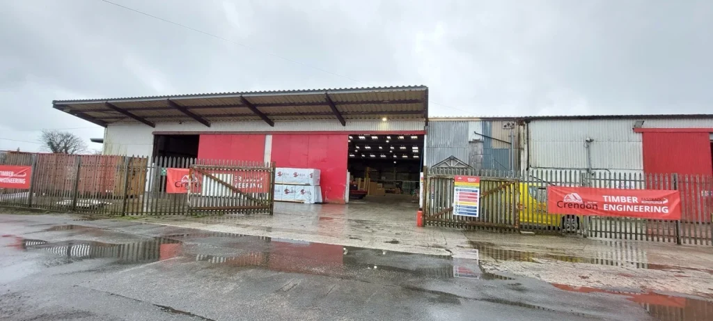 Outside of timber factory