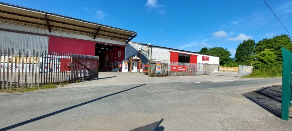 Outside of timber factory