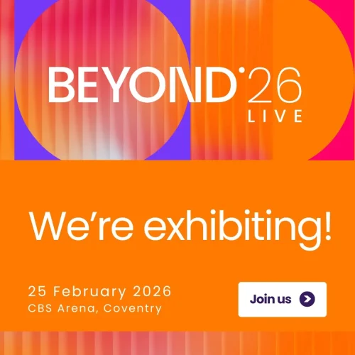 We’re thrilled to be the main stage sponsor and to be exhibiting at BEYOND ’26 LIVE on 25th February 2026 at the Coventry Building Society Arena!